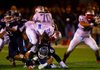 #15 Drew Morgan of Greenwood up-ends #25 Quincy Whitfield of Southside.