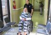 Richard Conte, seen here being wheeled from a courtroom after a hearing, has been found competent to stand trial in the 2002 killings of two men at a Conway home. 