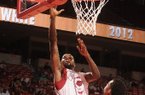NWA Media/ANTHONY REYES -- The University of Arkansas' white team's Marshawn Powell (33) takes a shot against the red team during the first half of a scrimmage Tuesday, Oct. 30, 2012 at Bud Walton Arena in Fayetteville. 