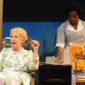 Gameela Wright, playing Victoria Winston, right, and Joan Porter, playing Eleanor Kaufman, appear in...