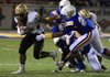 Little Rock Central running back Logan Moragne (22) visited Arkansas on Monday. 
