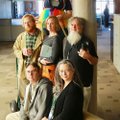 Encyclopedia of Arkansas staff are (clockwise from top) Jasmine Jobe, Michael Keckhaver, Nathania Sa...