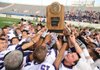Fayetteville celebrates its 2011 Class 7A state championship win. 