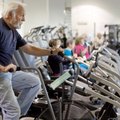 Don Thompson of Rogers exercises Thursday in the fitness center inside the Rogers Adult Wellness Cen...