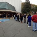 Voters line up Tuesday, Nov. 6, 2012, to vote at the Arkansas Arts Center in Little Rock.