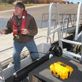 De Mille continues lessons on the Benton County Sheriff’s Office’s new sonar equipment.