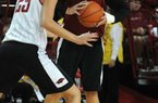 Arkansas center Sarah Watkins, a second-team preseason All-SEC selection, has been working on the mental side of her game in the offseason. “When I do something wrong, I’m really just trying to let it go,” she said. “It has been difficult for me in the past, but I think I’m getting better.” 