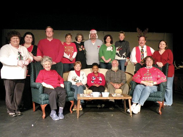 appearing-in-the-rialto-players-upcoming-production-of-dashing-through-the-snow-are-front-row-from-the-left-coe-wilson-gail-fickle-tenethrea-buffington-david-garrett-and-ruth-minick-and-back-row-from-the-left-casey-myers-jennifer-degroot-shane-atkinson-jonna-gibby-cathy-hoelzeman-bond-marty-ault-stephanie-koontz-jennie-denniston-rich-minick-and-desiree-phillips-not-shown-are-ed-and-mary-boyer