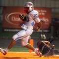 STAFF PHOTO JASON IVESTER -- Fort Smith Southside junior quarterback Issac Jackson scampers into the...