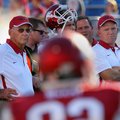 Arkansas Democrat-Gazette/STEPHEN B. THORNTON -- Arkansas coach John L. Smith, left, and offensive c...