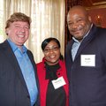 Keith Jackson (far right) is a recipient of the NCAA's Silver Anniversary Award. 