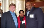 Keith Jackson (far right) is a recipient of the NCAA's Silver Anniversary Award. 