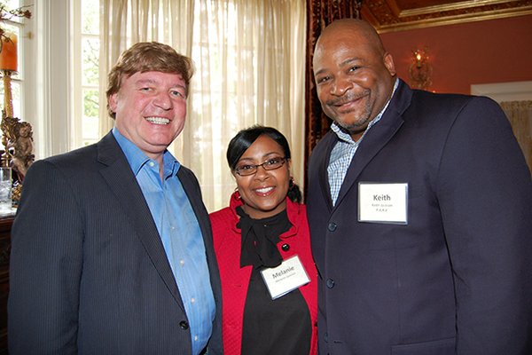 Keith Jackson (far right) is a recipient of the NCAA's Silver Anniversary Award. 