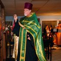 Father John Maxwell spreads incense during the Nov. 10 “Visitors’ Vespers” service at St. John of Ch...