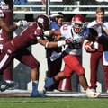 Arkansas Democrat-Gazette/RICK MCFARLAND --11/17/12-- Arkansas's Dennis Johnson (33) can't escape th...
