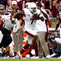 NWA Media/JASON IVESTER -- Arkansas running back Knile Davis breaks free down the Texas A&M sideline...