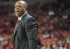 NWA Media/ANDY SHUPE -- Arkansas coach Mike Anderson directs his team against Longwood Sunday, Nov. 18, 2012, during the first half of play in Bud Walton Arena.