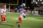 North Little Rock running back Altee Tenpenny goes airborne against Cabot. Courtesy of Jay Sterling