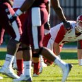 NWA Media/JASON IVESTER -- Arkansas senior quarterback Tyler Wilson gets up from the field after bei...