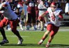 Arkansas senior quarterback Tyler Wilson (right) came into Saturday’s game with a more established reputation than Mississippi State counterpart Tyler Russell, but Russell had the edge Saturday in the Bulldogs’ 45-14 victory, throwing for more yards and touchdowns.