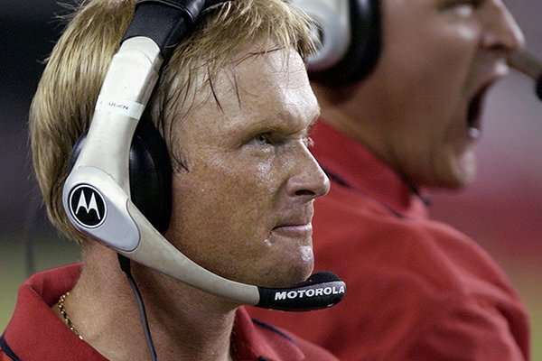 Jon Gruden, who led Tampa Bay to a Super Bowl win nearly 10 years ago, is reportedly in the mix for job openings at Arkansas and Tennessee. 