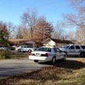 The scene of a homicide investigation Tuesday morning in Bentonville.