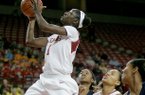 Keira Peak’s (shown in an earlier game) big night couldn’t knock Oklahoma off balance Friday night.