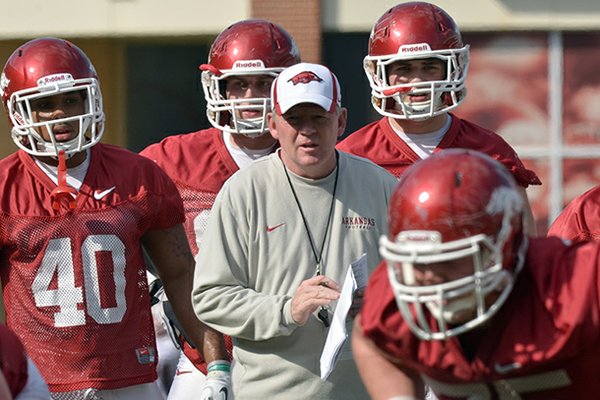 Bobby Petrino was a combined 75-26 in stops at Louisville and Arkansas, but 3-10 in his brief NFL stint with the Falcons. 