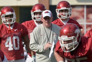 Bobby Petrino was a combined 75-26 in stops at Louisville and Arkansas, but 3-10 in his brief NFL stint with the Falcons. 