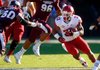 NWA Media/JASON IVESTER -- Arkansas senior running back Dennis Johnson looks for running room against Mississippi State during the fourth quarter on Saturday, Nov. 17, 2012, at Davis Wade Stadium in Starkville, Miss.