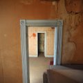 One of the rooms in in need of restoration at the old opera house on the second floor of the old Dix...
