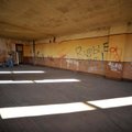 Sunlight falls into a third floor room on the north east corner of the old opera house in the old Di...