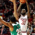 Arkansas forward Marshawn Powell (right), who finished with 21 points and 10 rebounds in Tuesday’s 8...