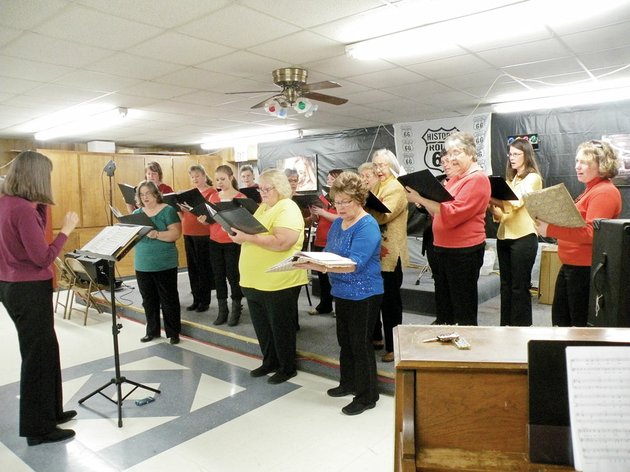 members-of-the-conway-womens-chorus-shown-here-performing-at-the-conway-senior-citizen-center-will-present-a-musical-program-at-2-pm-dec-2-at-pleasant-grove-baptist-church-3255-prince-st-in-conway-the-program-will-include-grammy-award-winning-songs-as-well-as-traditional-christmas-songs