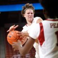 Sarah Watkins, pictured in an earlier game, scored 25 points on Saturday.