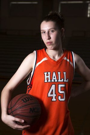Little Rock Hall’s Katelyn Weber, 6-4, signed a scholarship with Missouri State earlier this month.