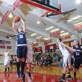 Justyne Huber, second from right, Prairie Grove, blocks out Alyssa Crase, Greenwood, on Saturday as ...