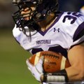 Cole Harris, Fayetteville, runs for a first half touchdown Friday in the Class 7A playoff game again...