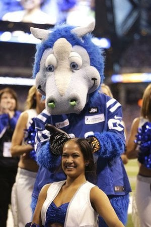 Blue Colts Mascot