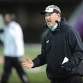 STAFF PHOTO ANDY SHUPE -- Fayetteville coach Daryl Patton pleads with a game official against Conway...