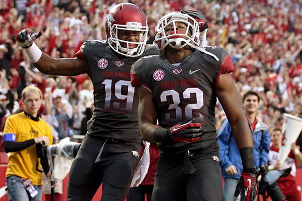 Jonathan Williams (32), an Allen, Texas native, was one of Arkansas' most heralded recruits in the 2012 class. 