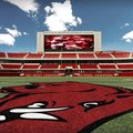 An artist's rendering shows potential expansion to the north end zone at Donald. W. Reynolds Razorba...