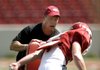 Kris Cinkovich (pictured) and Chris Klenakis have been active on the recruiting trail since Arkansas' season ended. 