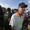 Oklahoma State coach Mike Gundy reportedly met with Arkansas following a loss to Baylor over the wee...