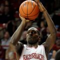 Mardracus Wade, who led the SEC in 3-point shooting percentage last season, is one of several Arkans...