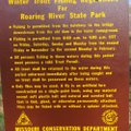 Here are the regulations for catch and release season at Roaring River.