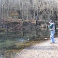 Woolly buggers in brown or black worked well for catching trout on Nov. 16.