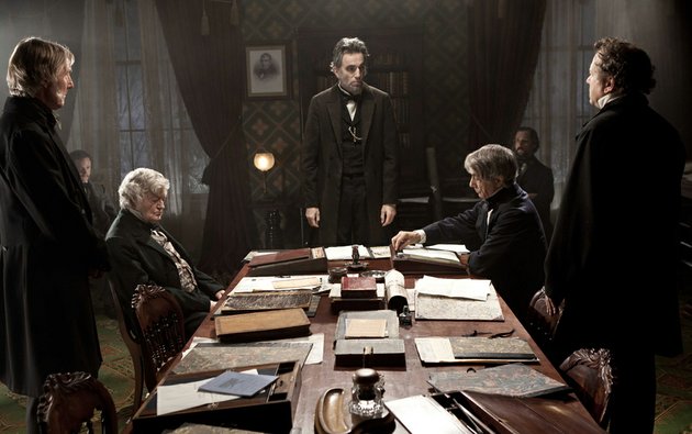 this-undated-publicity-photo-released-by-dreamworks-and-twentieth-century-fox-shows-daniel-day-lewis-center-rear-as-abraham-lincoln-in-a-scene-from-the-film-lincoln-which-was-nominated-for-a-golden-globe-for-best-drama-thursday-dec-13-2012-daniel-day-lewis-was-also-nominated-for-best-actor