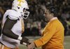 Jim Pittman was named Arkansas' offensive line coach on Thursday after one season at Tennessee. 