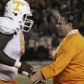 Jim Pittman was named Arkansas' offensive line coach on Thursday after one season at Tennessee. 